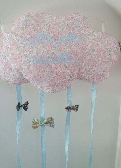 nuage porte barrettes sur commande