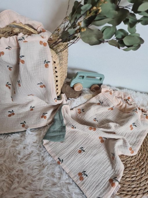 serviette de table à encolure élastique sur commande 