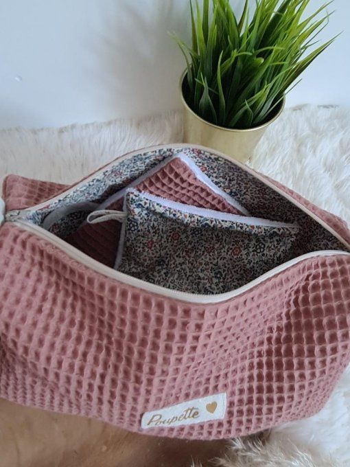 Trousse de toilette Adèle en Liberty