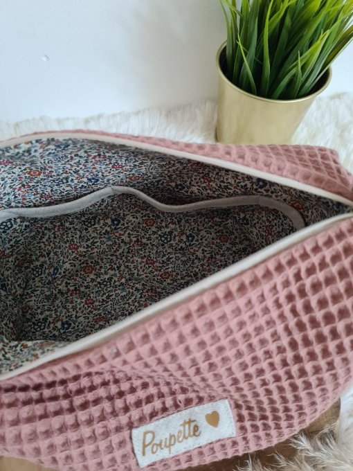 Trousse de toilette Adèle en Liberty