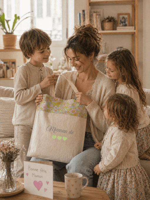 Tote bag maman de ... - sur commande