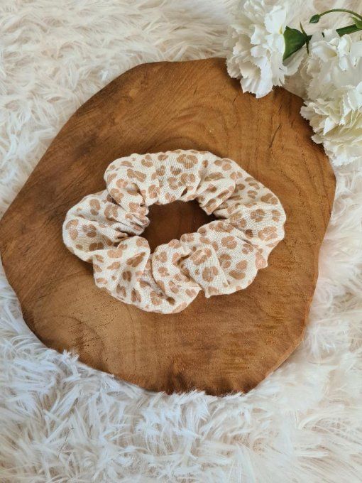 chouchou en coton imprimé (en stock)