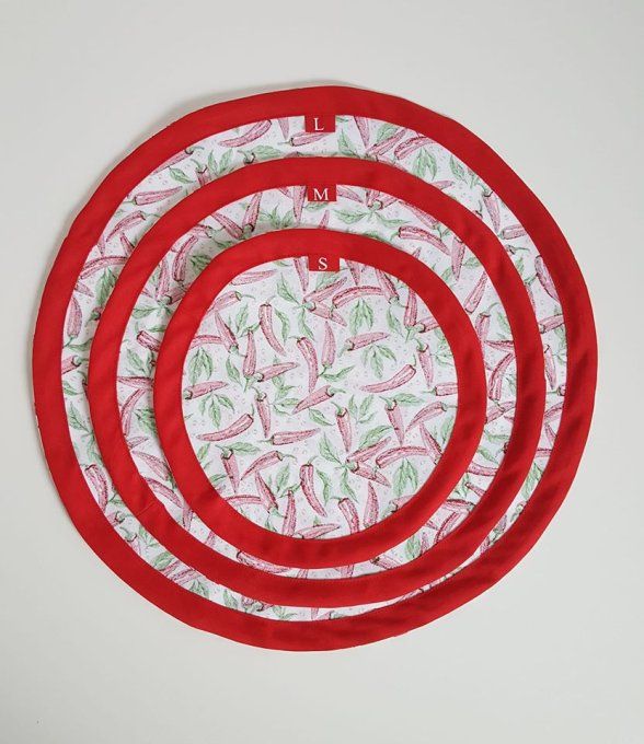 Charlotte couvre plat - sur commande