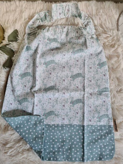 serviette de table à encolure élastique sur commande 